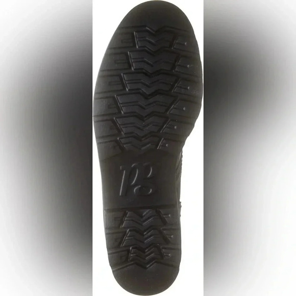 Paul Green nwt $390 Combat Boots Black on Black - Picture 6 of 6